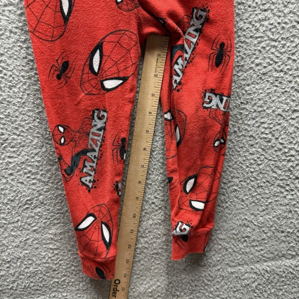 Marvel Pajamas Boys Size 4 Red Spiderman 2 Piece Pajama Set Boys Size 4
